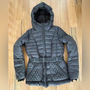 THE NORTH FACE women’s black ski jacket with belt size S